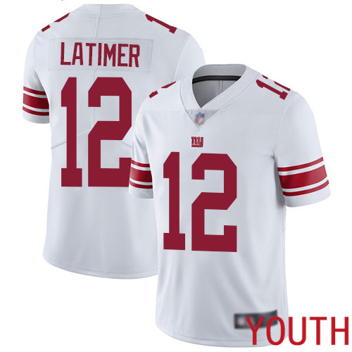 Youth New York Giants #12 Cody Latimer White Vapor Untouchable Limited Player Football NFL Jersey->youth nfl jersey->Youth Jersey